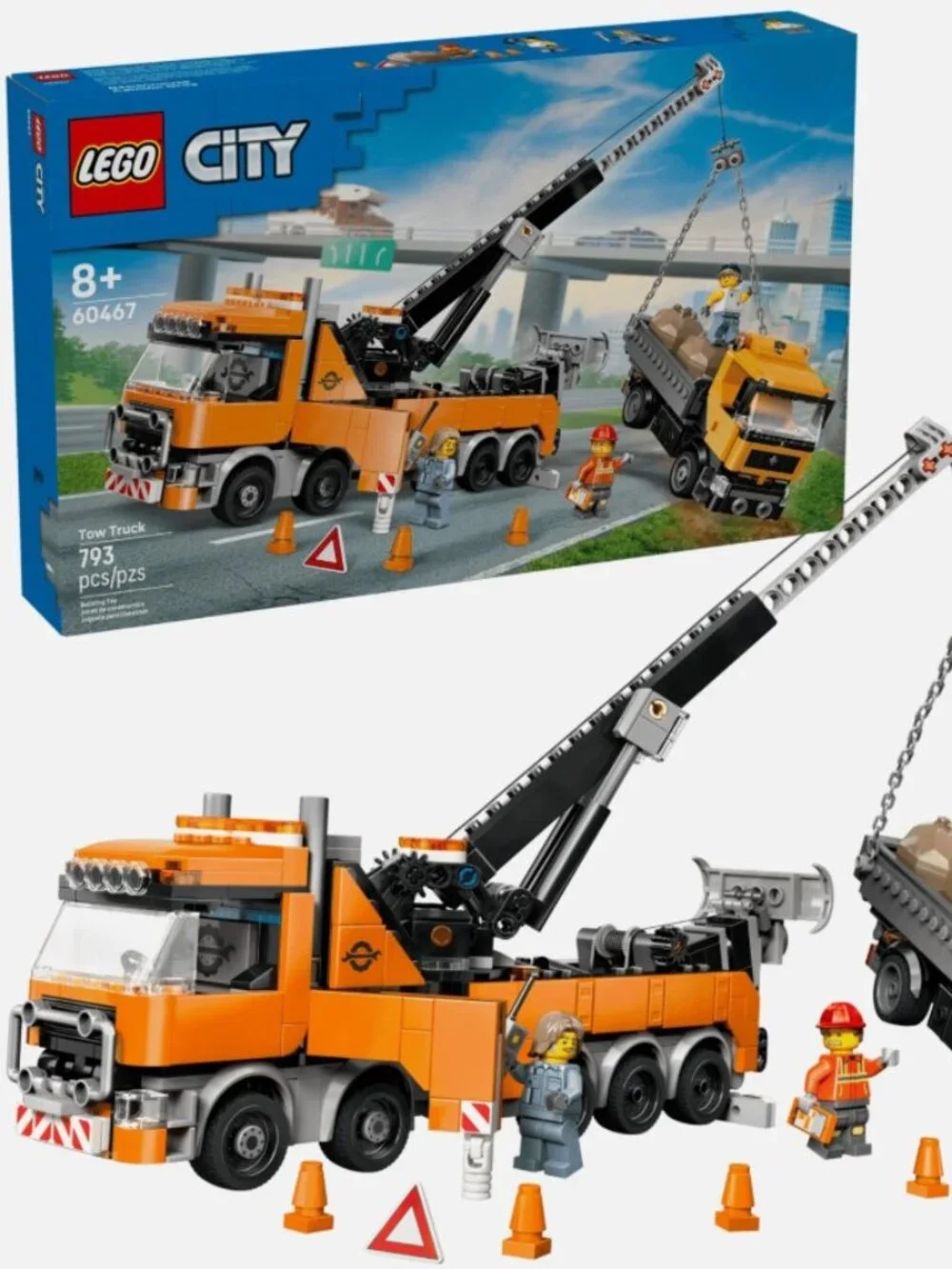 New & Sealed Lego City Heavy Duty Recovery Tow Truck with Crane 60467